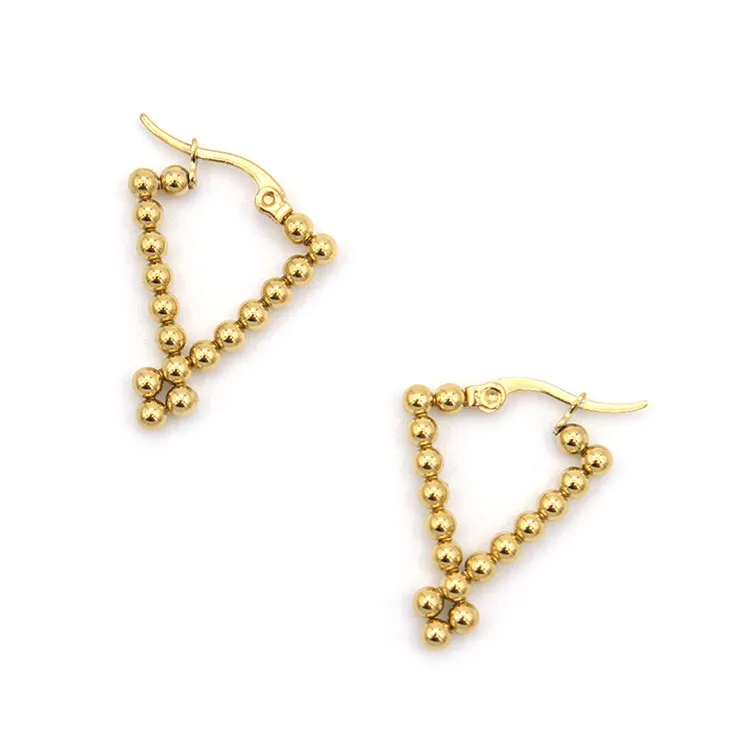 ต่างหูรูปทรงกลมฟองสบู่