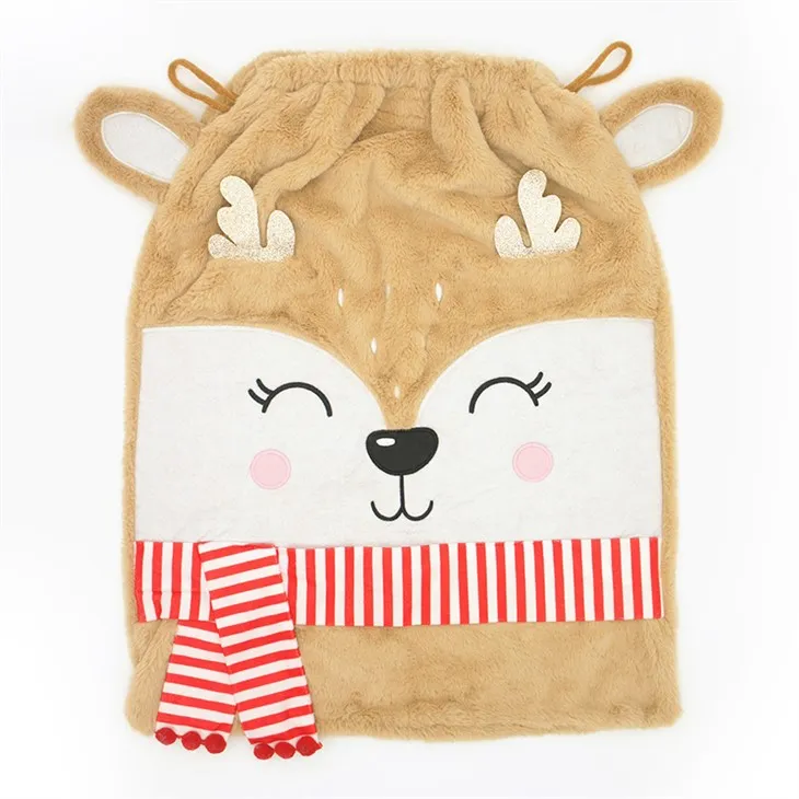 ถุงน่องคริสต์มาสสัตว์ละเอียดอ่อน