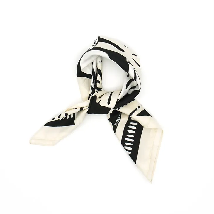 ผ้าพันคอพิมพ์ลายดอกไม้ผ้าพันคอ S042