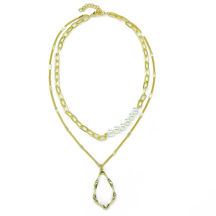 ชุดสร้อยคอมุกทอง