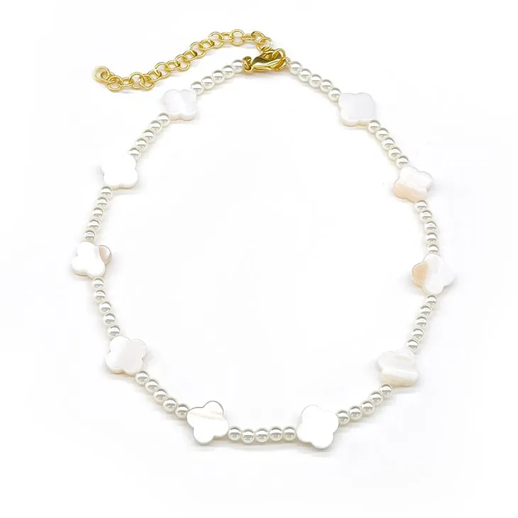 สร้อยข้อมือดอกไม้ลีฟโคลเวอร์